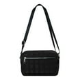 thumbnail image 3 of Mudd Women's Black Nylon Quilted Crossbody Bag With Adjustable Shoulder Strap, 3 of 6