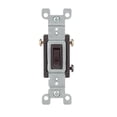 thumbnail image 1 of Switch Leviton Toggle 15A Brown, 1 paquete (paquete de 10), 1 of 1