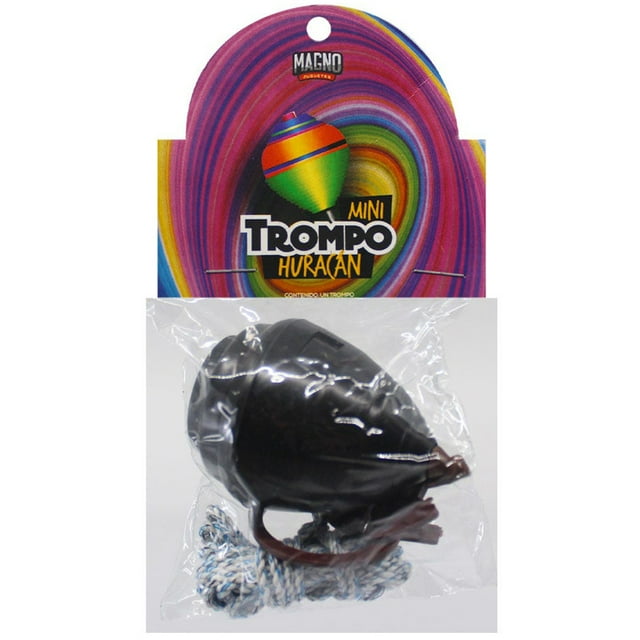 17 Mini trompos huracan prisma magno colores surtidos 6.5 cm