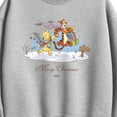 thumbnail image 2 of Winnie the Pooh - Merry Christmas Tigger and Pooh Oversized Fleece Crew Sweatshirt, 2 of 3
