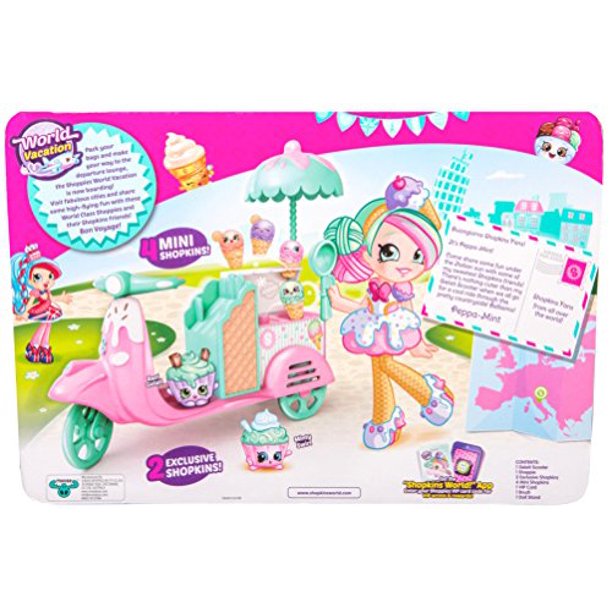 Shopkins Shoppies Peppa-Mints Gelati Scooter 