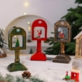 thumbnail image 3 of Sylvtty Christmas Wind Light USB/Battery Powered Mailbox Design Lamp Retro Sequin Glass Ball Santa Claus Snowflake Table Lamp Xmas Decor, 3 of 7
