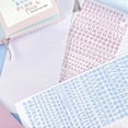thumbnail image 2 of 3 Sheets Alphabets Sticker Letter Sticker Korean Sticker Decorative Sticker, 2 of 12