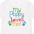 thumbnail image 4 of Inktastic My Poppy Loves Me Boys or Girls Long Sleeve Toddler T-Shirt, 4 of 5