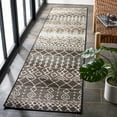 thumbnail image 4 of SAFAVIEH Havana Mario Geometric Indoor/Outdoor Runner Rug, Brown/Ivory, 2'2" x 9', 4 of 8