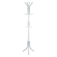 thumbnail image 5 of Mind Reader Freestanding Coat Rack, Multi-Tier Organizer for Office and Entryway, Metal, White, 5 of 9