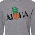 thumbnail image 4 of Inktastic Aloha- with pineapple Long Sleeve T-Shirt, 4 of 5