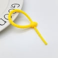 thumbnail image 1 of 20 Pcs Bag Ties Silicone Cable Management Zip Tie Twist Seal Clip Bread Food Saver Kitchen Gadgets Essentials Data Cable Storage, Water Red, 1 of 4