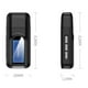 thumbnail image 2 of EeaseMX Receptor y transmisor inalámbrico con pantalla LCD, conector auxiliar de 3,5 mm, adaptador de audio USB para coche, PC y TV (negro), 2 of 7