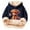 Blue, variant on MAIHAN-Highland Cow Christmas Sweatshirts-Cozy Fleece Hooded Pullover with Cow Print Design,Soft Warm Winter Kids Top,Cute Highland Cow Hoodie & Sweater for Holiday Season(A-Beige,3-4Years)