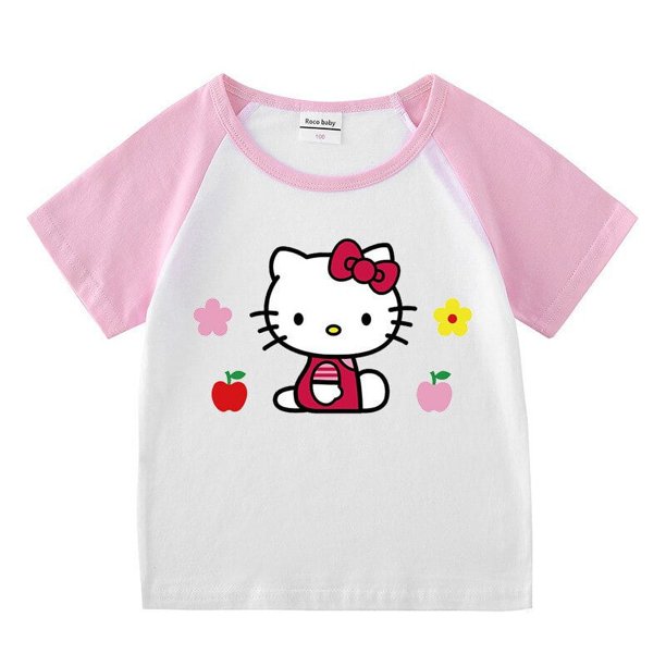 Hello Kitty Baby Cotton Comfortable Top Set New Girl Fashion Hot