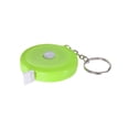 thumbnail image 1 of Métrica Cinta 1,5M/60 Pulgadas Retráctil Sastres Métrica Cinta Bolsillo Tamaño con Llave Cadena para Cuerpo, Tela, Costura y Manualidades Medidas, Claro Verde, 1 of 5