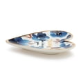 thumbnail image 3 of Demdaco Thanks Floral Blue 4 x 3.5 Ceramic Stoneware Art Heart Trinket Dish, 3 of 3