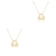 thumbnail image 2 of Collar de constelaciones Qarigey Ins doce signos del zodiaco Libra oro 2piezas, 2 of 6