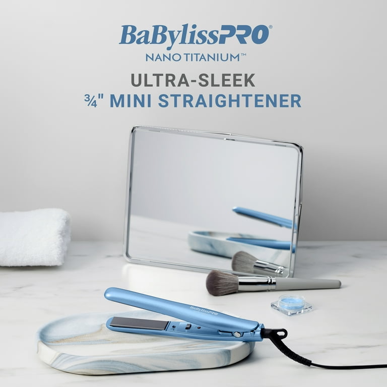 BaBylissPRO Nano Titanium 1-Inch Ultra-Sleek Straightener, Nano