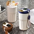 thumbnail image 4 of Termo de café LWITHSZG, botella de café, botella con infusor de té con tapa, botella de agua deportiva inteligente con pantalla LED de temperatura, botella de agua con aislamiento al vacío de doble, 4 of 6