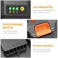 thumbnail image 2 of 4Pack 40V 3.0Ah Replacement Battery for Worx 40V Battery, Compatible with Worx 40 Volt Cordless Tools WG180 WG280 WG380 WG580, for Charger WA3747 WA3877 (Not fit for 2 x 20V Tools), 2 of 10