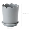 thumbnail image 2 of 10 Sets Plastic Flowerpots Small Rose Planter Succulent Plant Nursery Pots, 2 of 8