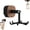 Silver, variant on 360° Rotating Kitchen Utensil Holder with 6 Hooks,No-Drill Under Cabinet Hanging Rack, Suction Cup Adhesive Space-Saving Organizer for Spatulas, Towels, Aprons, Pots