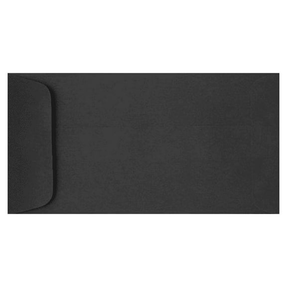LUXPaper 6 x 11 1/2 Open End Envelopes, Midnight Black, 50/Pack