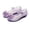 Purple, variant on Staki Pink Dress Shoes for Girls Toddler Girls Jelly Sandals Closed Toe Water Beach Summer Shoes Soft Rubber Sole Princess Flat(Purple,11 Little Kid)
