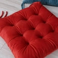 thumbnail image 5 of Four Seasons Universal Seat Cushion Crystal Velvet Thickened Cushion Solid Color Office Chair Mats 40x40CM Square Cushion (color 1,40x40cm), 5 of 7