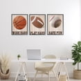 thumbnail image 2 of Stupell Industries Motivational Sports Words 3 Piece Black Framed Giclee Art Set, design by Marcus Prime, 20 x 16, 2 of 8