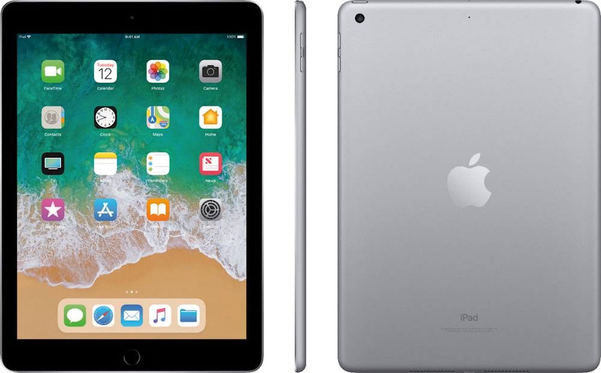 Restored Apple iPad 7th Gen 128GB Space Gray Wi-Fi MW772LL/A