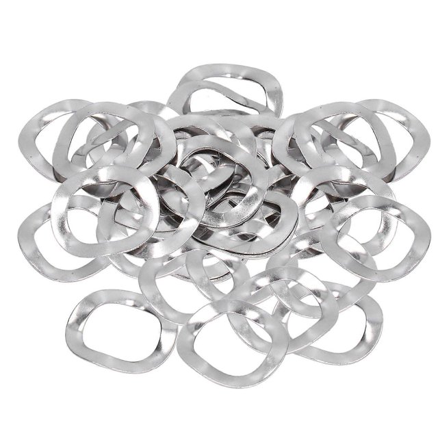 High quality Stainless steel three-wave gasket (sold together with 100 PCS) M5