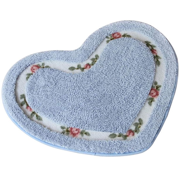 Alfombrilla de baño, alfombrillas de baño de 40 cm y 60 cm, alfombrilla de baño de forma ovalada rosa, alfombrillas de baño suaves y absorbentes para baño, alfombrilla de entrada interior, alfombrilla Namotu CZJJ-XM58