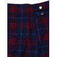 thumbnail image 3 of BeBop Womens Faux-Wrap Plaid Skort Skirt, Red, Juniors, 7, 3 of 3
