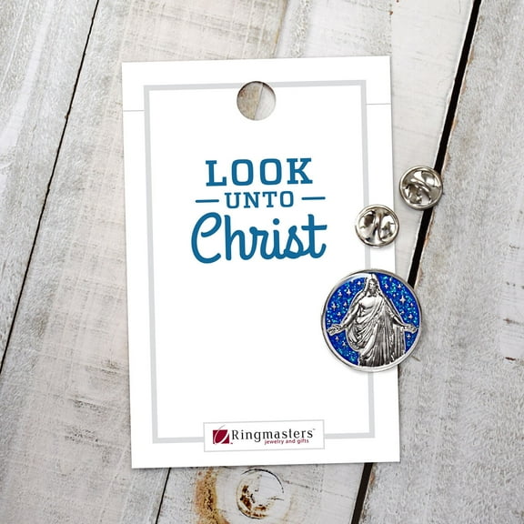 Ringmasters Look Unto Christ 2025 Youth Theme Enamel Pin for The Church of Jesus Christ of Latter-day Saints