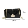 Crossbody Bags Women Handbag Leather Small Clutch Purse Chain Strap