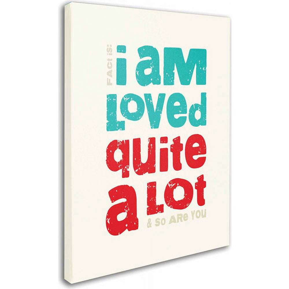 Trademark Fine Art "Loved a Lot II" Canvas Art by Megan Romo