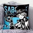 thumbnail image 5 of Funda de cojín de almohada de 45 x 45 cm con pintura al óleo de anime de una pieza Luffy ZanZoro Nami, bonita funda de almohada para sofá o siesta en la oficina, regalo, 5 of 5