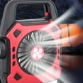 thumbnail image 6 of HIBIBUD 2026 New Rechargeable Battery Operated Outdoor Tent Fan with Light&Hanging Hook,Personal Usb Desk Fan for Camping,Power Outage,Hurricane,Jobsite,Usb Rechargeable Fan Light, 6 of 7