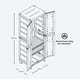 thumbnail image 5 of Armario Ropero Organizador Rattan Closet Ropa Plástico Taupe Rimax, 5 of 5