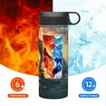 thumbnail image 6 of Susaid Sunset Ocean Whale Print 18oz Sports Insulated Kettle Stainless Steel Water Bottle For Running, Hiking, Cycling, Climbing, 6 of 8