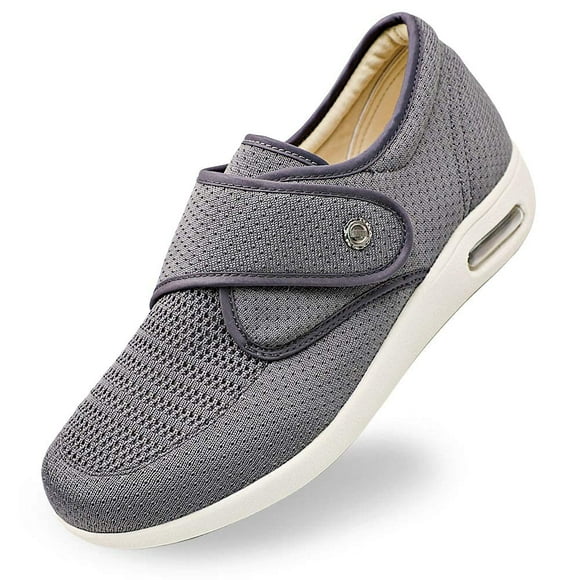 Orthoshoes Women's Diabetic Elderly Shoes Mesh Breathable Walking Sneakers Lightweight Adjustable Easy On and Off Strap Summer Slippers for Swollen Feet, Edema, Foot Pai
