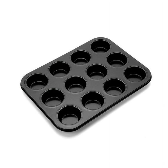 Oubit Non Stick Baking Pan,Carbon Steel Cupcake Pan Cupcake Pan Nonstick Bakeware State-of-the-Art Design
