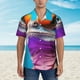 thumbnail image 2 of Fotbe Lizard With Sunglasses Colorful Camisa Hawaiana para Hombre Unisex – Camisa Casual de Verano con Botones de Manga Corta de Algodón y Lino,Medium, 2 of 7