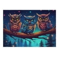 thumbnail image 5 of JRXY Owls Night Sky Fantasy Art Wooden Jigsaw Puzzle Challenging Difficult Wood Puzzles for Adults Gift for Family Friends 300 PCS, 5 of 6