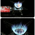 thumbnail image 3 of Camping Gas Stove Foldable Mini Cartridge Furnace | Outdoor Cooking Tea Stove Stainless Steel Plated | Anti-Rust Thick Steel | Pure Copper Intake Pipe | Stable High Flame | 16x16x10cm, 3 of 3