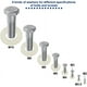 thumbnail image 4 of Arandelas de plástico de 500 piezas, arandelas planas de nailon M2/M2.5/M3/M4/M5/M6/M8/M10, arandela de sellado blanca para sujetadores industriales Ormromra YQ-1286, 4 of 6