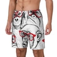 thumbnail image 2 of Daiia Monkey Mens Swim Trunks Swim Shorts Quick Dry Swim Shorts with Mesh Lining Pockets-3X-Large, 2 of 9