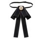 thumbnail image 1 of Corbata de lazo preanudada para mujer, elegante para eventos formales, versátil y sin arrugas. Negro, 1 of 9