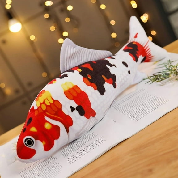 LOLIPPYY Pretend Play Fish Koi Stuffed Animal Multicolor 1Pack