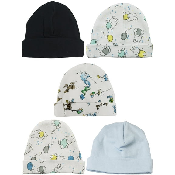 Bambini Boys Baby Caps (Pack of 5)