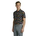 thumbnail image 4 of Birdie Bound Men's & Big & Tall Men's Day of the Dead Print Polo Shirt with Short Sleeves, Sizes XS-4XLT, 4 of 6