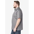 thumbnail image 4 of KingSize Men's Big & Tall Wrinkle-Resistant Short Sleeve Button Down, Printed, 4 of 5